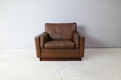 Danish 1960s Mid Century Leather Armchair