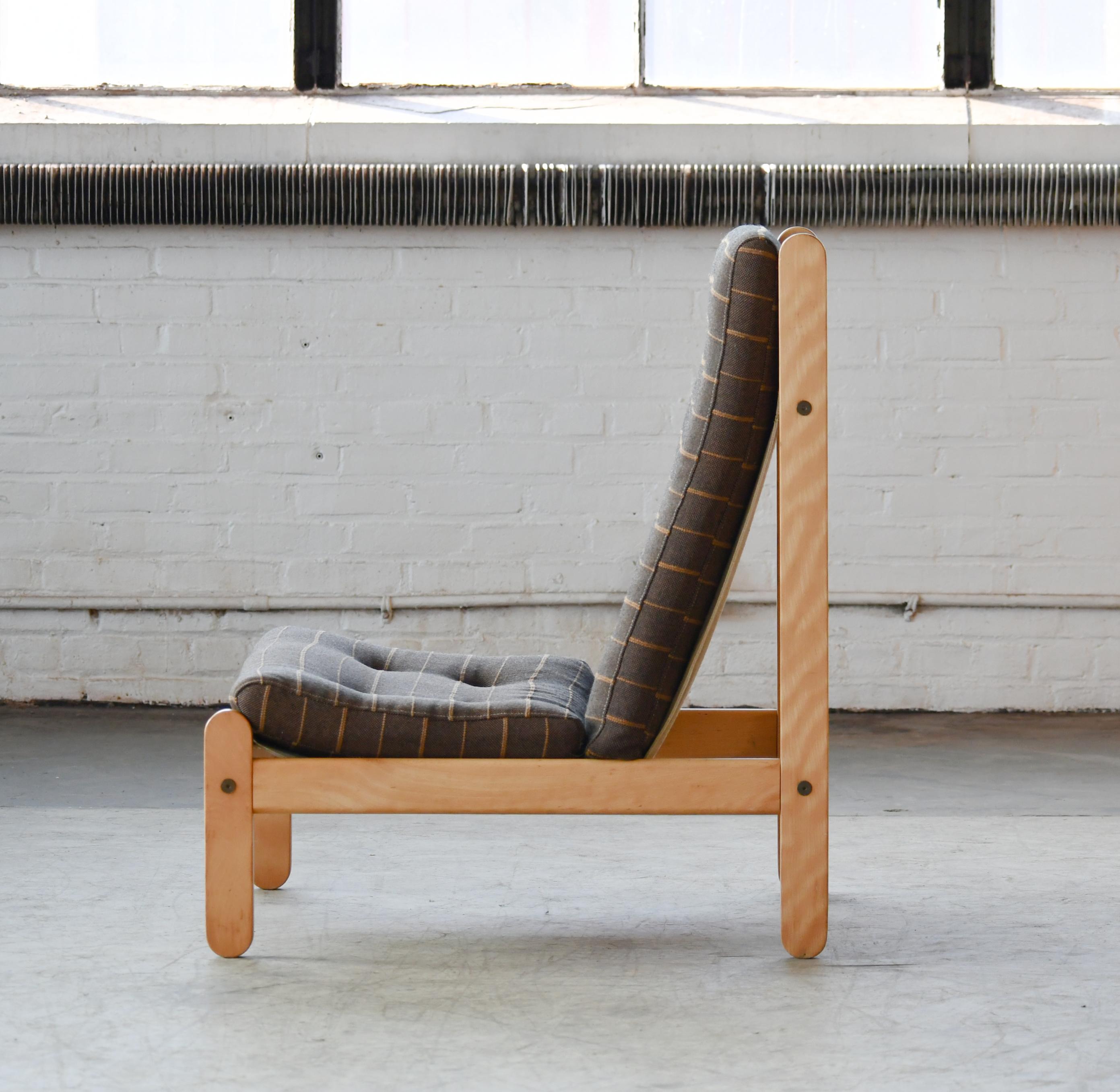 Danish 1960s Rag Chair in Oak by Bernt Petersen for Chiang In Good Condition In Bridgeport, CT