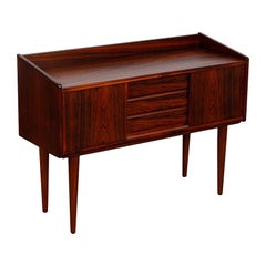 Danish 1960s Rosewood Console/End Table