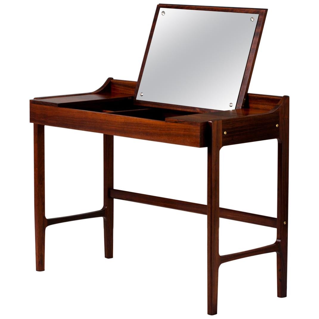 Danish 1960s Rosewood Dressing Table and Stool