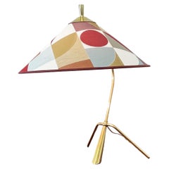 Retro Danish 1960s table lamp