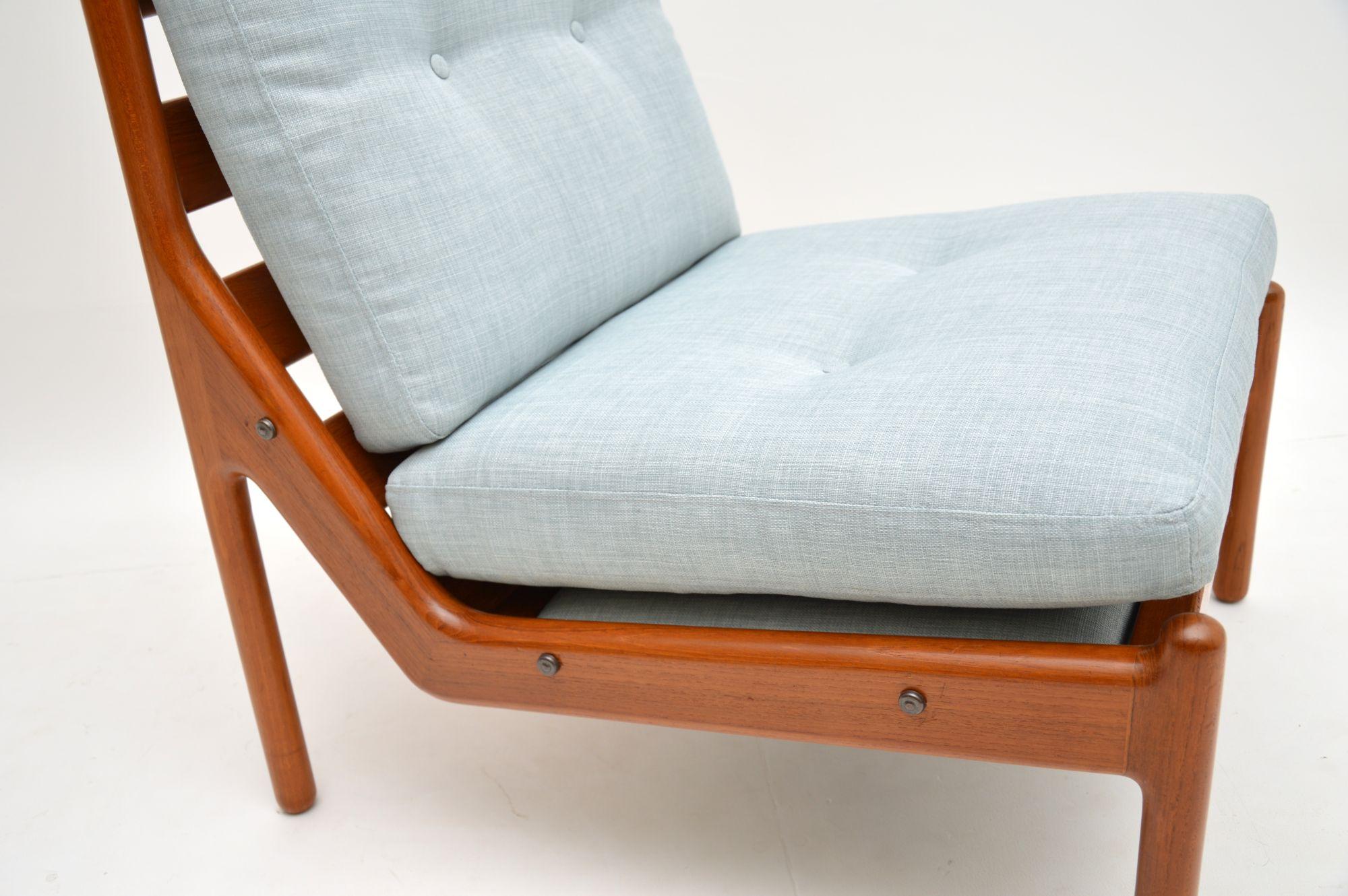 Danish 1960s Teak Lounge Chair by Illum Wikkelso 4