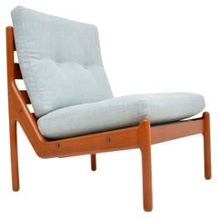 Danish 1960's Teak Lounge Chair by Illum Wikkelso