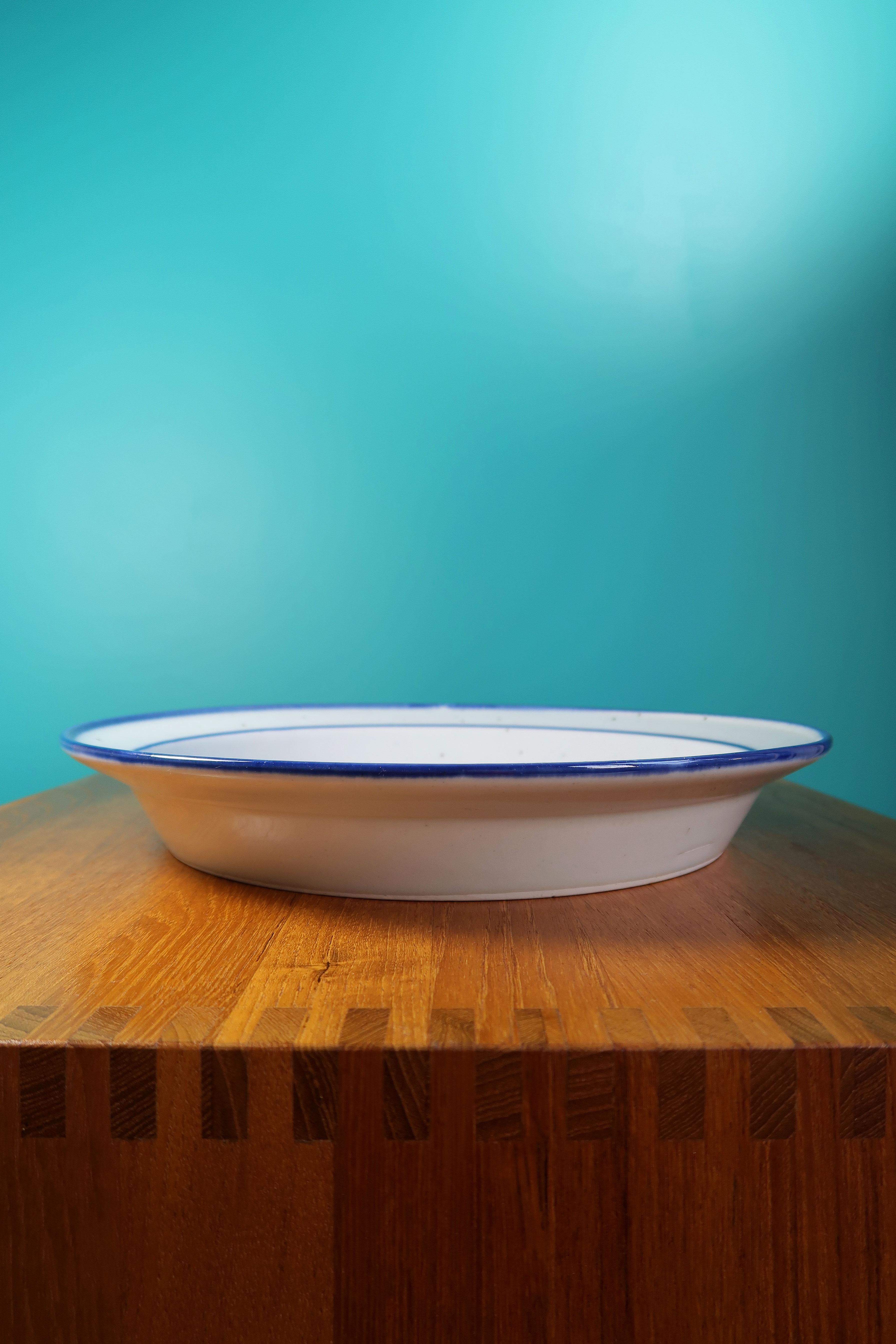 Glazed Danish 1966 Modernist Platter / Wall Decoration by Niels Refsgaard for Eslau