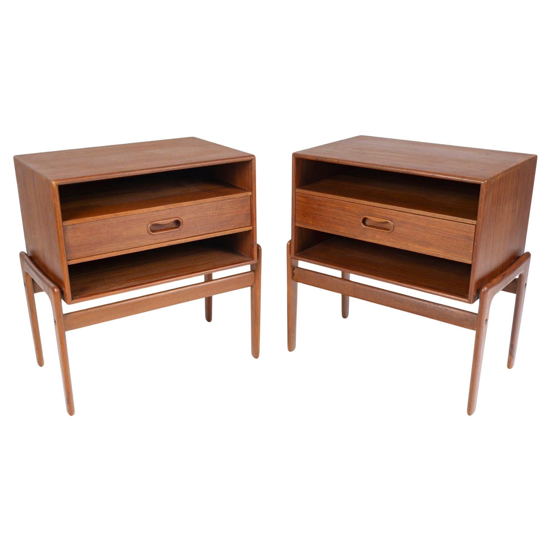 Danish 1970s Bedside Cabinet.