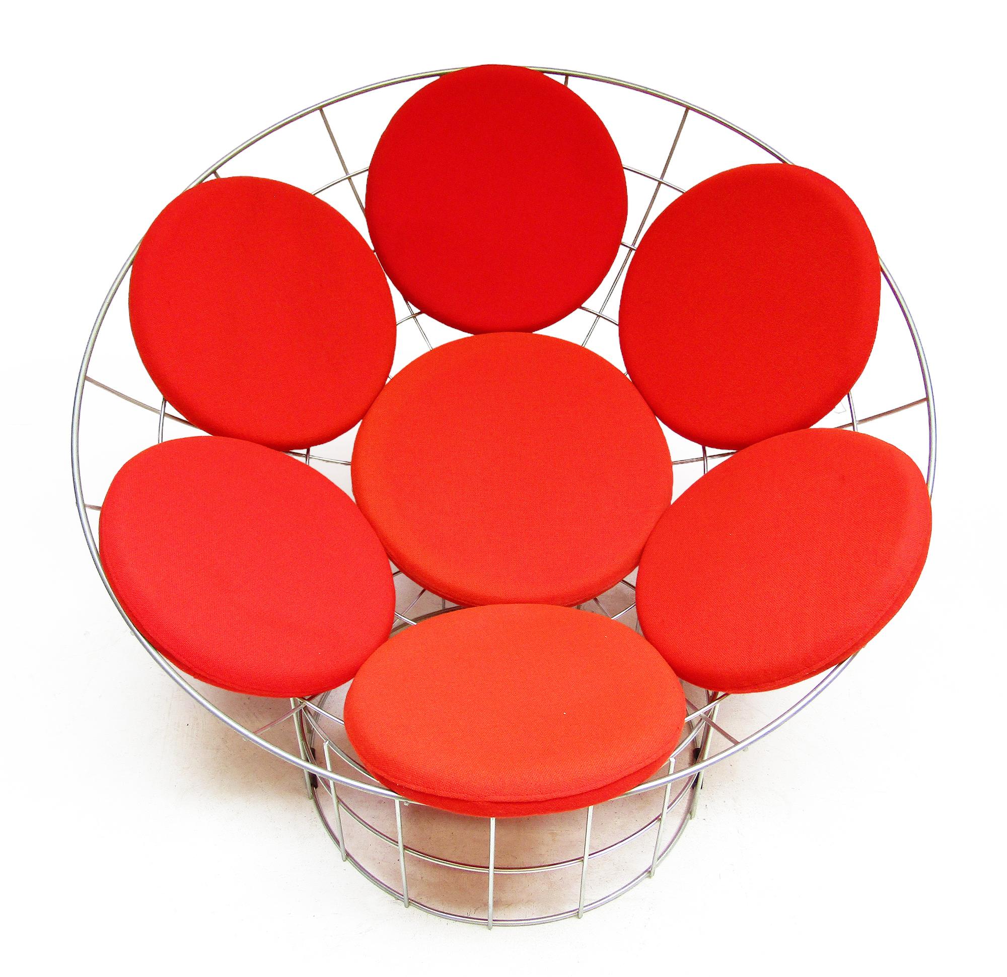 20th Century Danish 1980s Peacock Lounge Chair By Verner Panton For Habitat For Sale