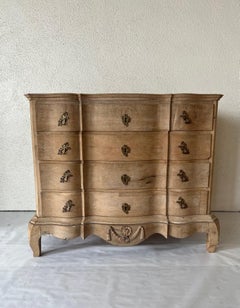 Danish Chest 19th Century Bleached