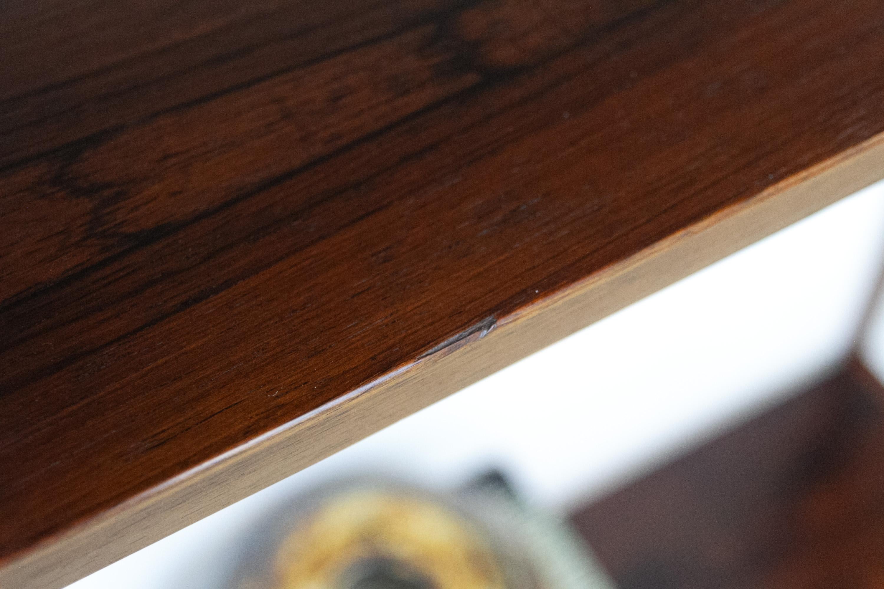 Pensile danese a 2 vani in palissandro con scrivania di Kai Kristiansen per FM, anni '60 in vendita 6