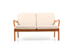 Danish Two-Seat Sofa in Solid Teak