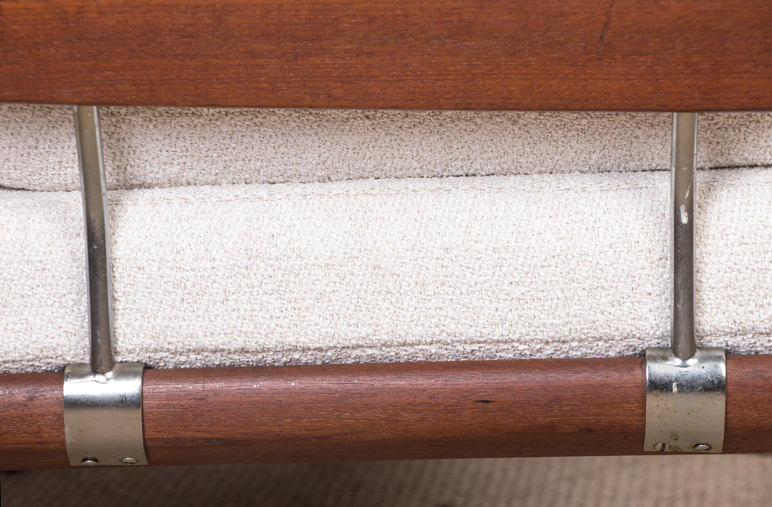 Danish 2-Seater Teak Sofa Model Minerva by Peter Hvidt and Orla Molgaard Nielsen 4