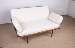 Danish 2-Seater Teak Sofa Model Minerva by Peter Hvidt and Orla Molgaard Nielsen