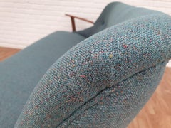 Danish 2.5-Seat Sofa, 1960s, Beech Wood, Completely Restored