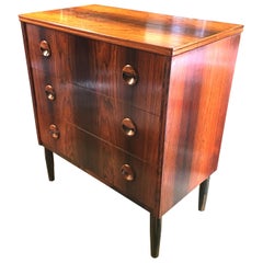Danish 3 Drawer Chest of Santos Rosewood a Non CITES Species
