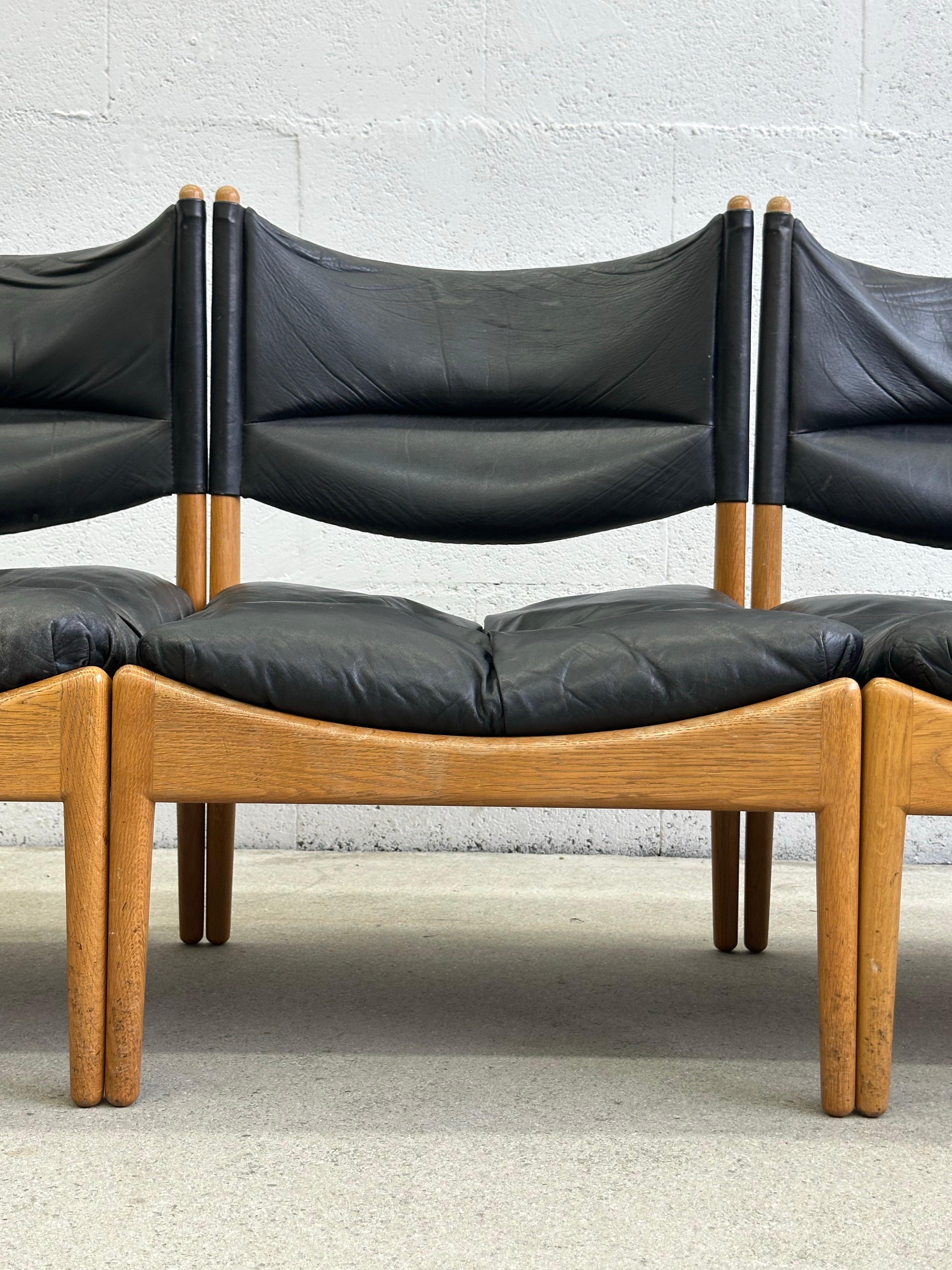 Chêne Canapé danois à trois places Modus, conçu par Kristian Vedel pour Soren Willadsen, 1960. en vente
