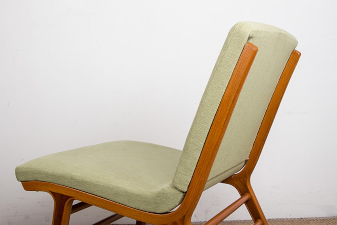 Canapé danois à 3 places, hêtre stratifié et acajou modèle AX de Peter Hvidt, 1960. en vente 5