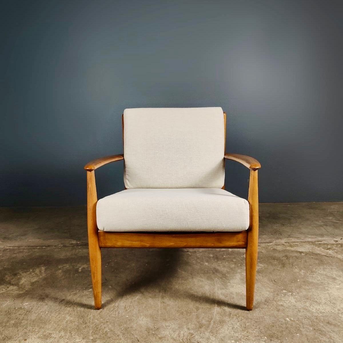 Danish 3 Seater Sofa & Matching Armchair Model 118 Grete Jalk For France & Son 4