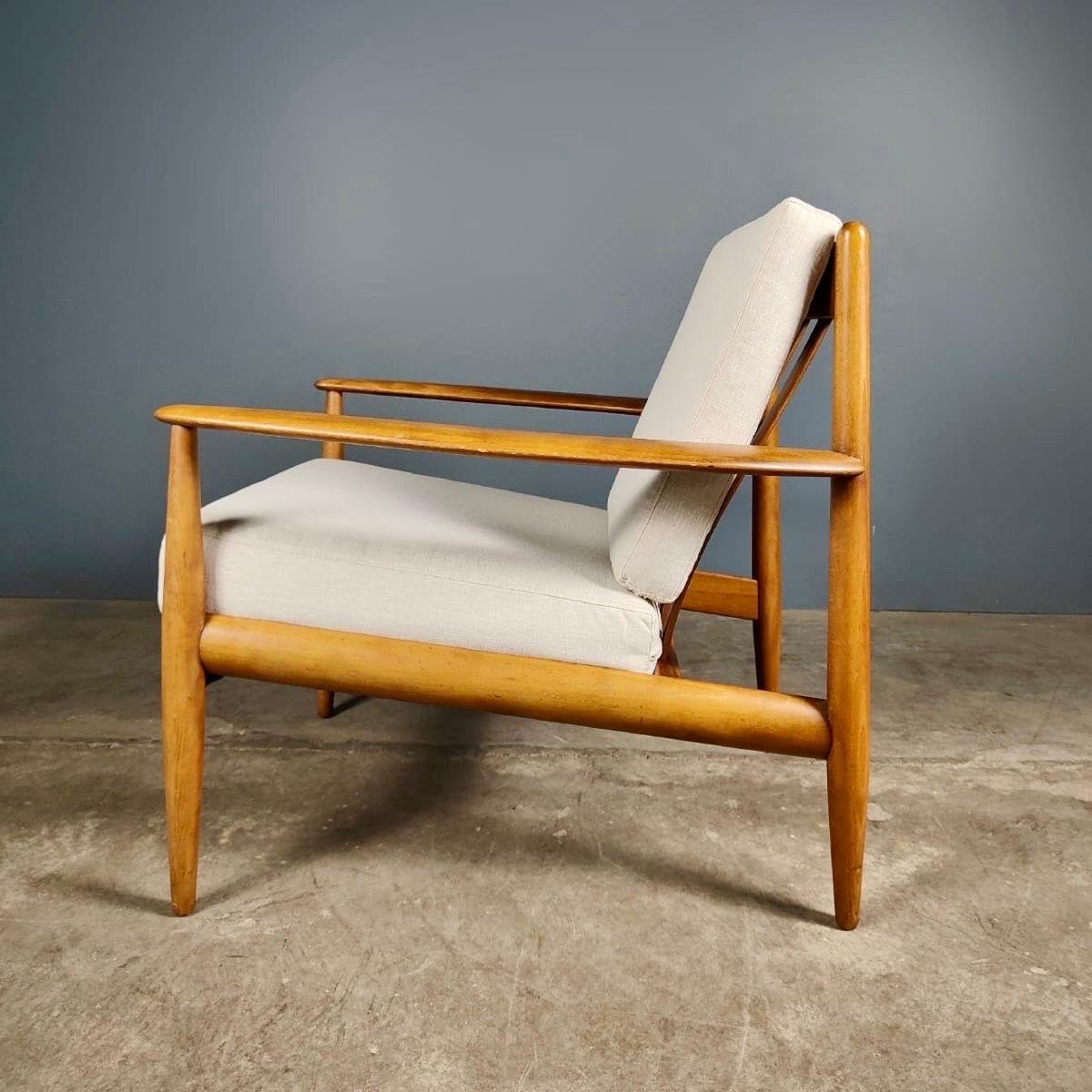 Danish 3 Seater Sofa & Matching Armchair Model 118 Grete Jalk For France & Son 7