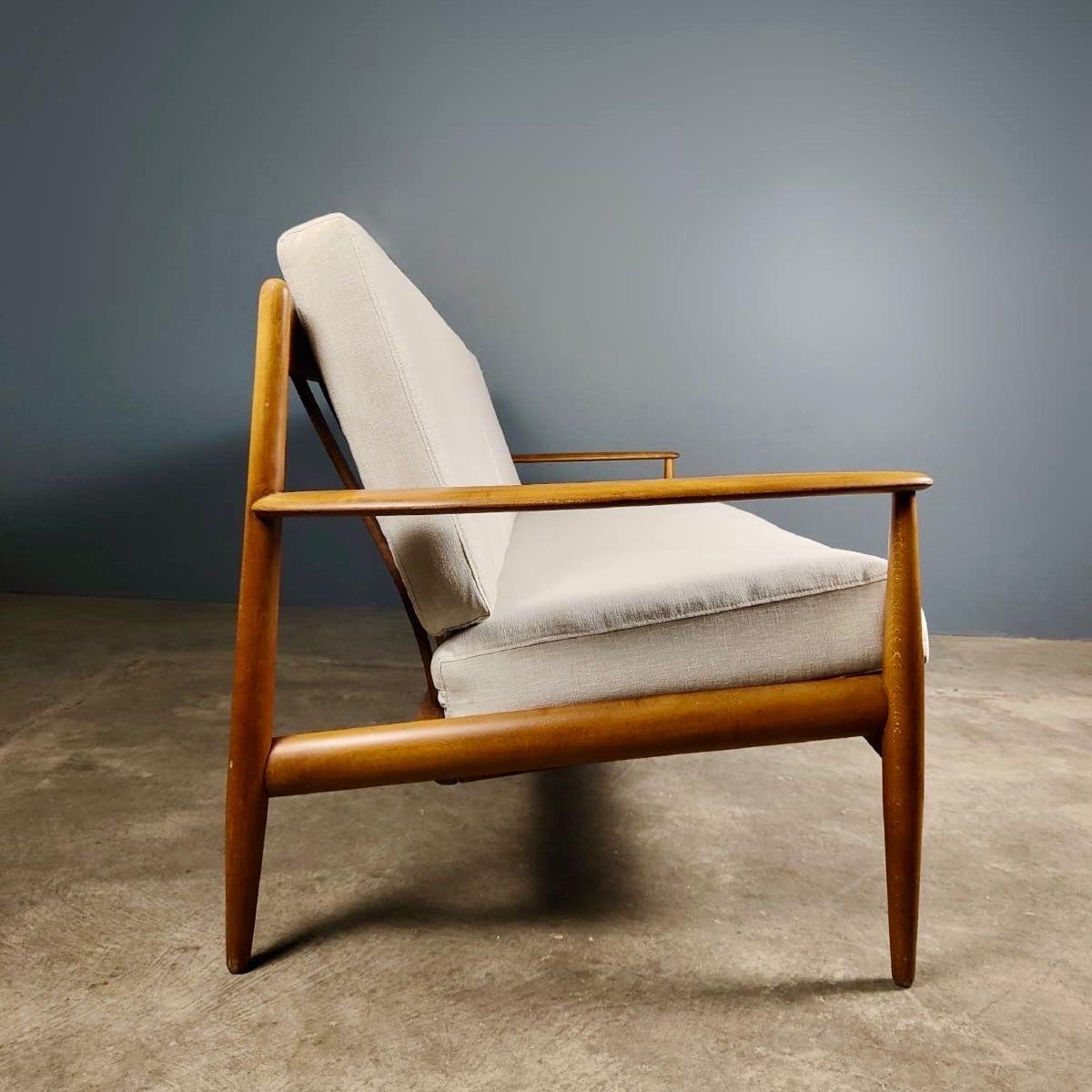 Danish 3 Seater Sofa & Matching Armchair Model 118 Grete Jalk For France & Son 8