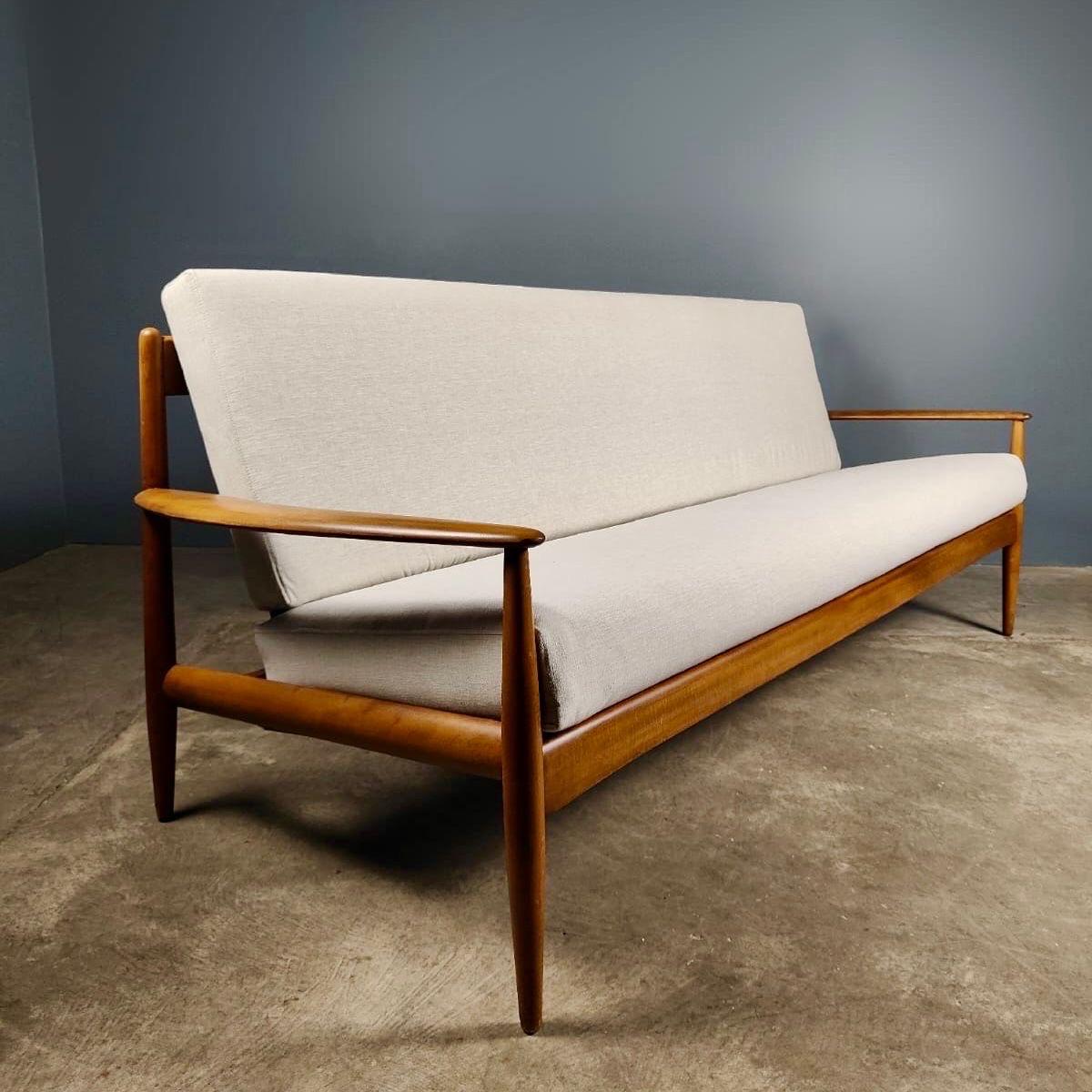 Mid-20th Century Danish 3 Seater Sofa & Matching Armchair Model 118 Grete Jalk For France & Son