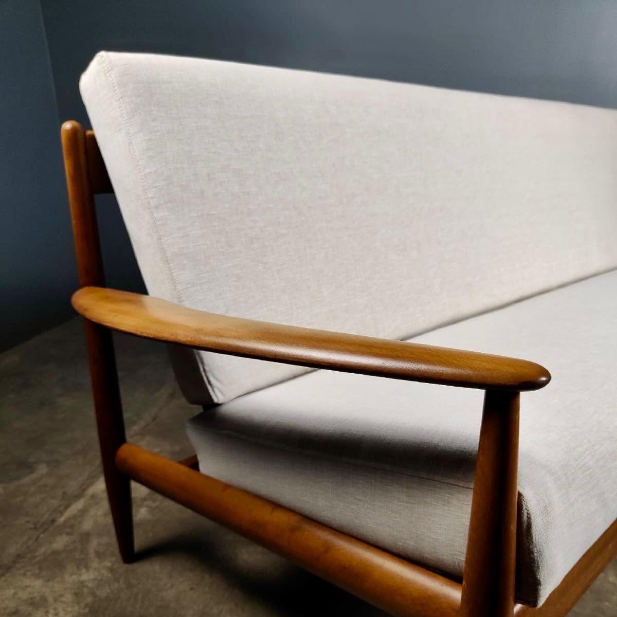 Danish 3 Seater Sofa & Matching Armchair Model 118 Grete Jalk For France & Son 1