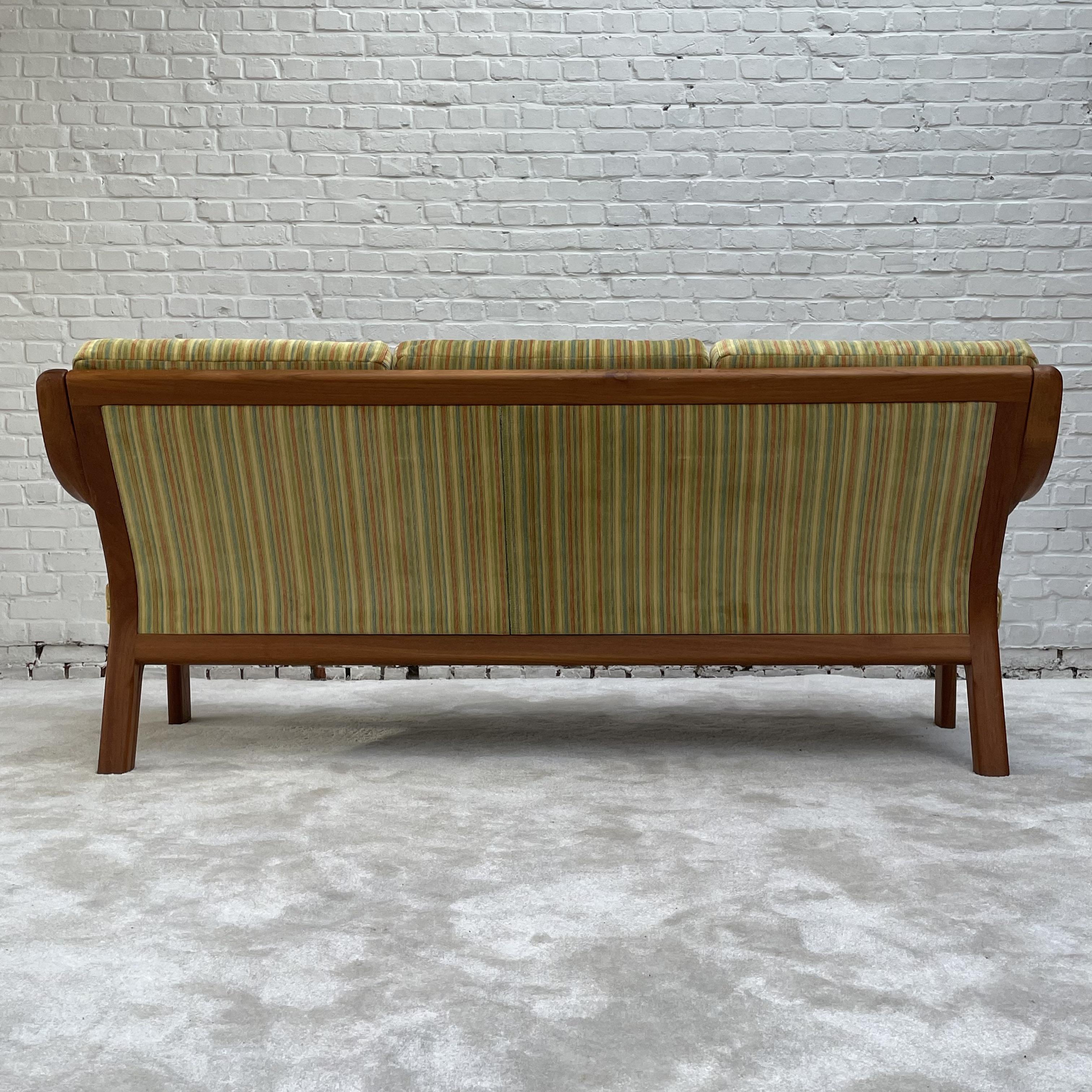 20th Century Danish 3 Seater Teak Sofa