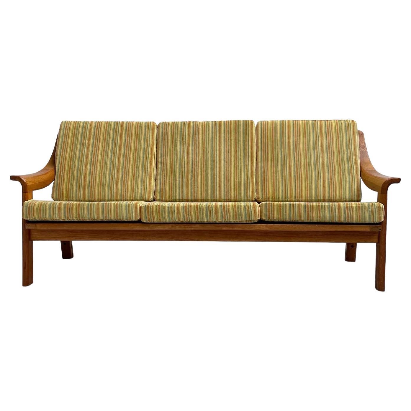 Danish 3 Seater Teak Sofa