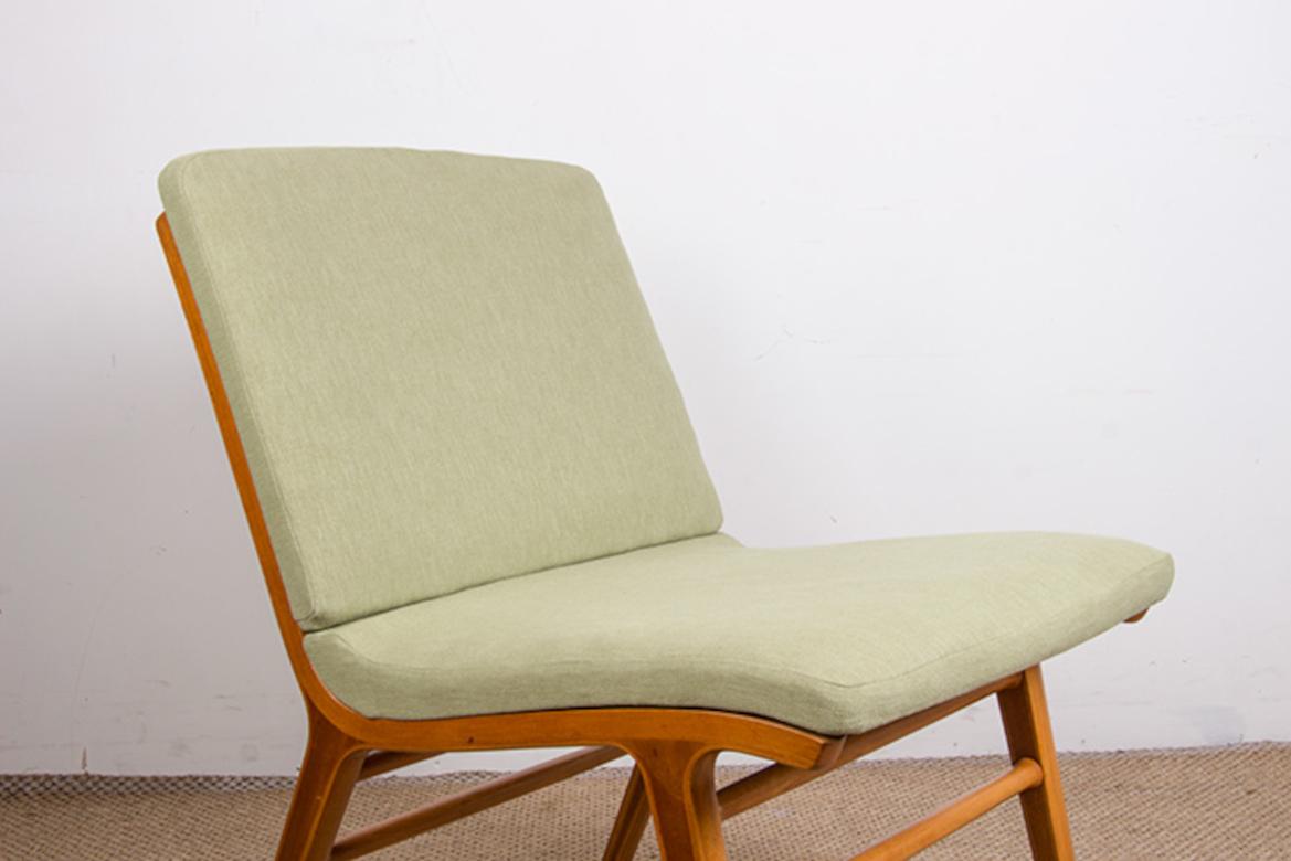 Danese Divano danese a 5 posti, in faggio laminato e mogano modello AX di Peter Hvidt 1960. in vendita