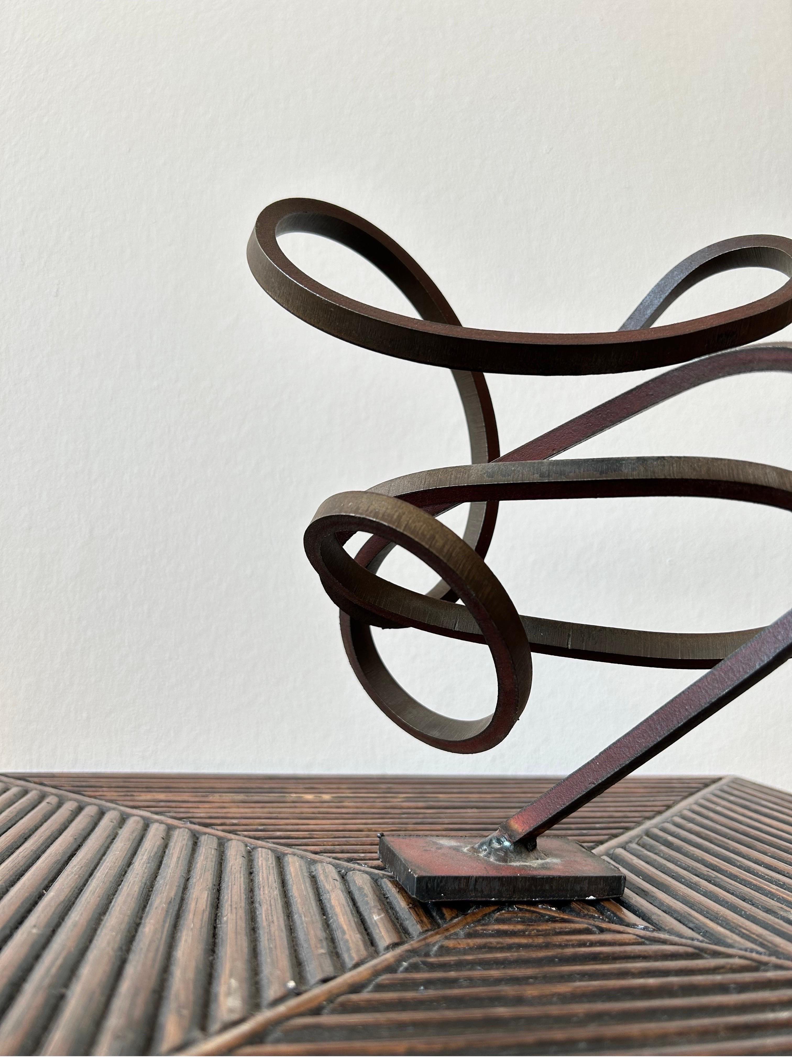Danish Abstract Steel Sculpture 1960s In Good Condition For Sale In Valby, 84