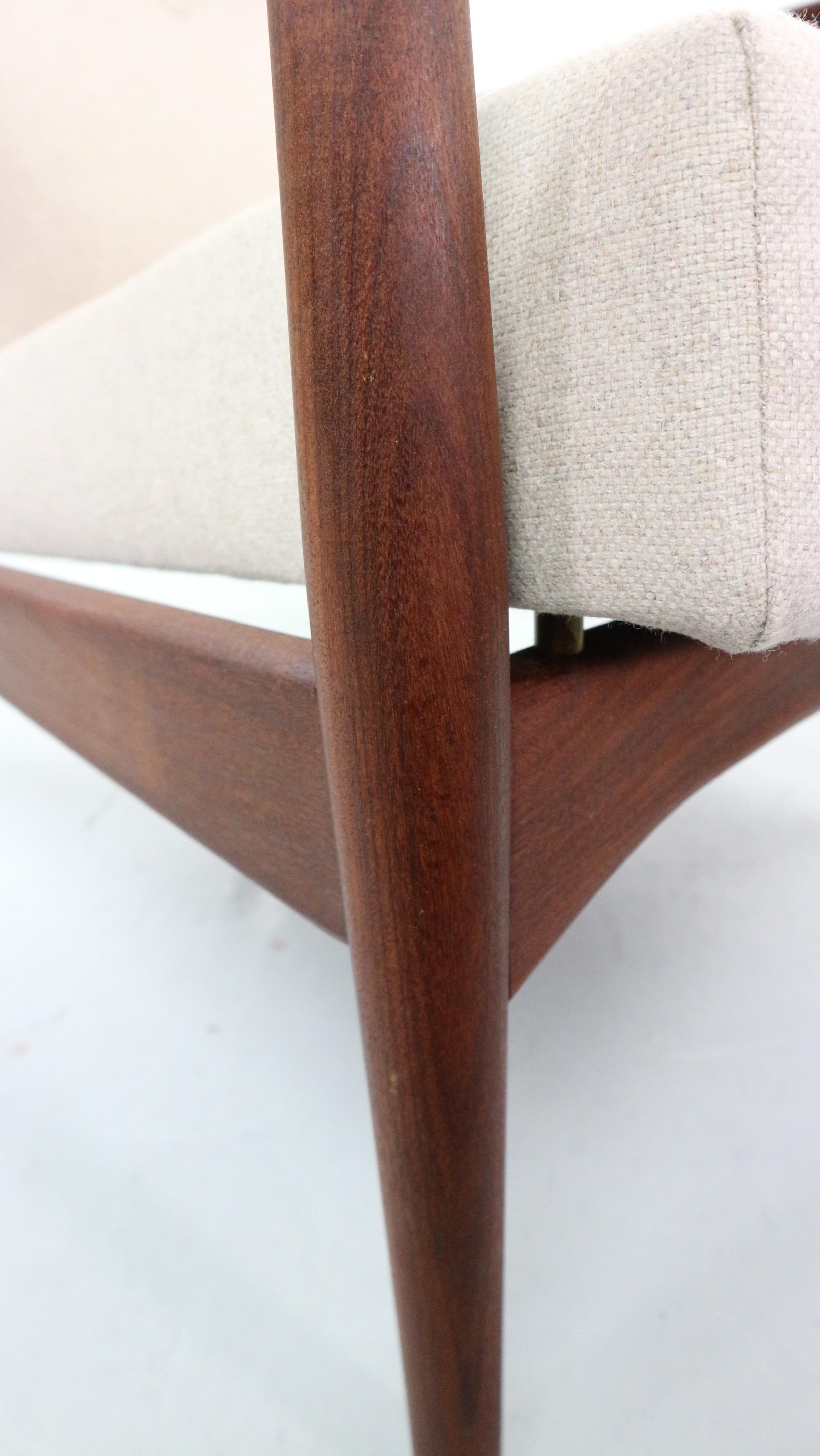 Danish Adjustable Wingback Lounge Chair in Teak, by Ib KOFOD LARSEN For Sale 13