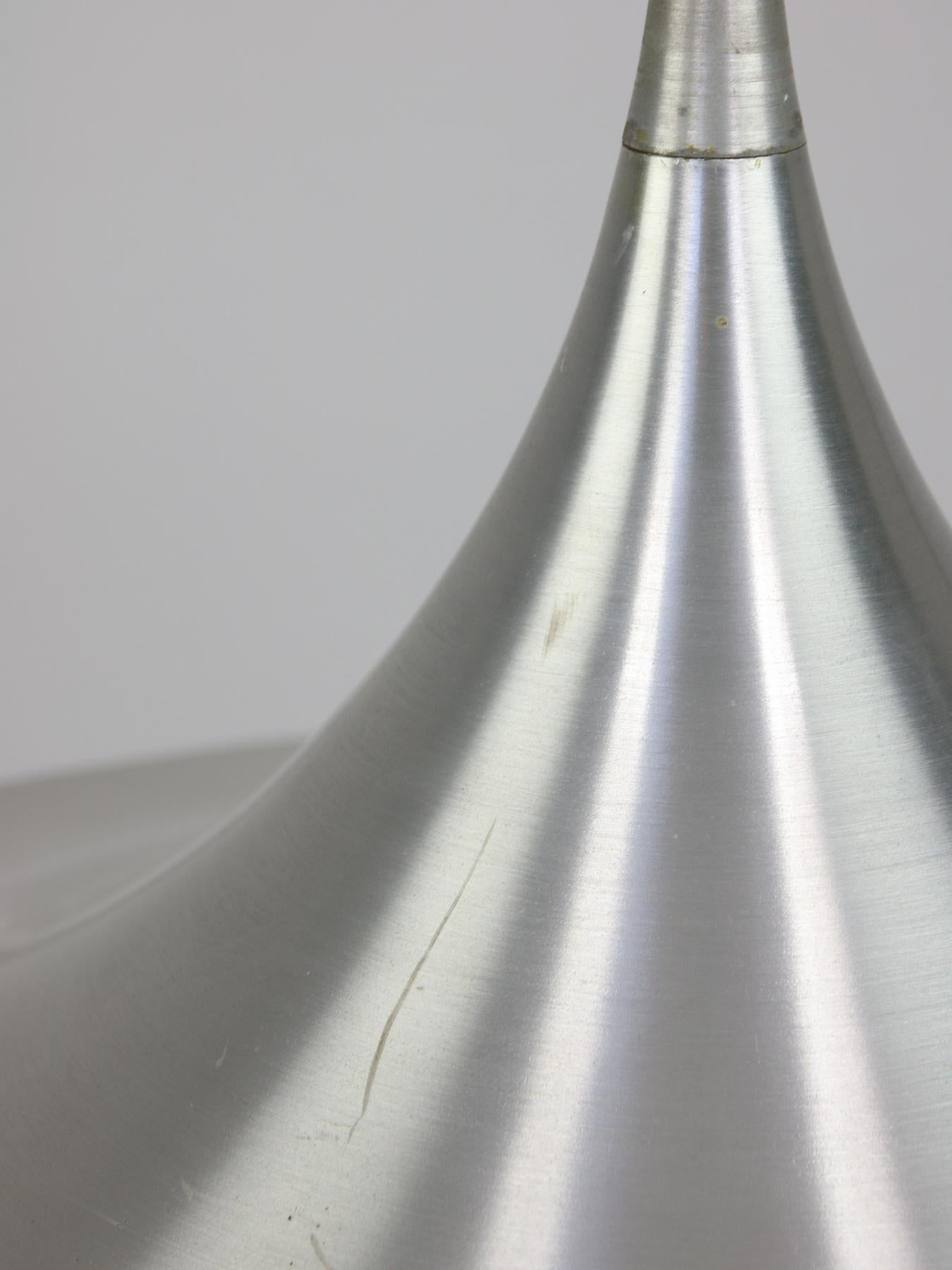 Danish Aluminum Semi Pendant by Claus Bonderup & Torsten Thorup, 60s For Sale 10