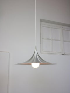 Danish Aluminum Semi Pendant by Claus Bonderup & Torsten Thorup, 60s