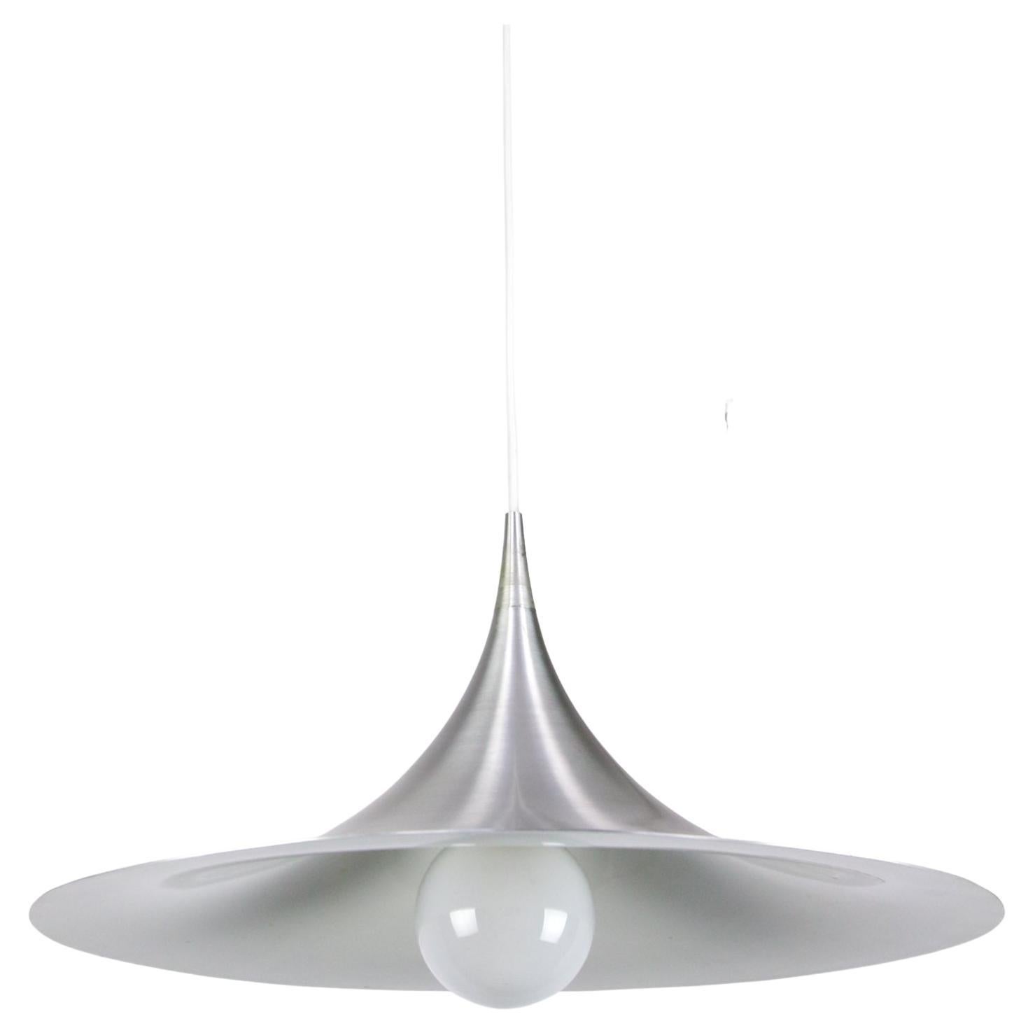 Danish Aluminum Semi Pendant by Claus Bonderup & Torsten Thorup, 60s For Sale