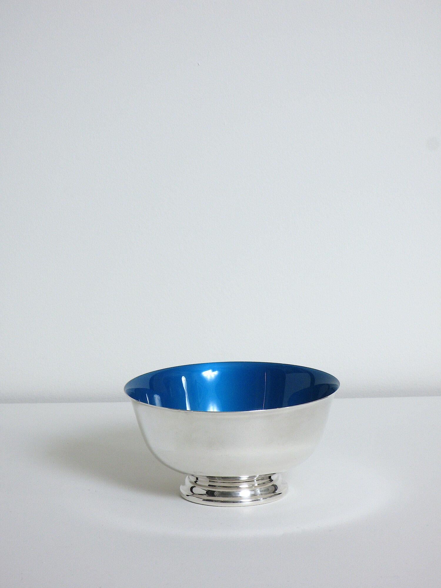 Danish and American Mid Century Enameled Bowls In Good Condition For Sale In Montréal, QC