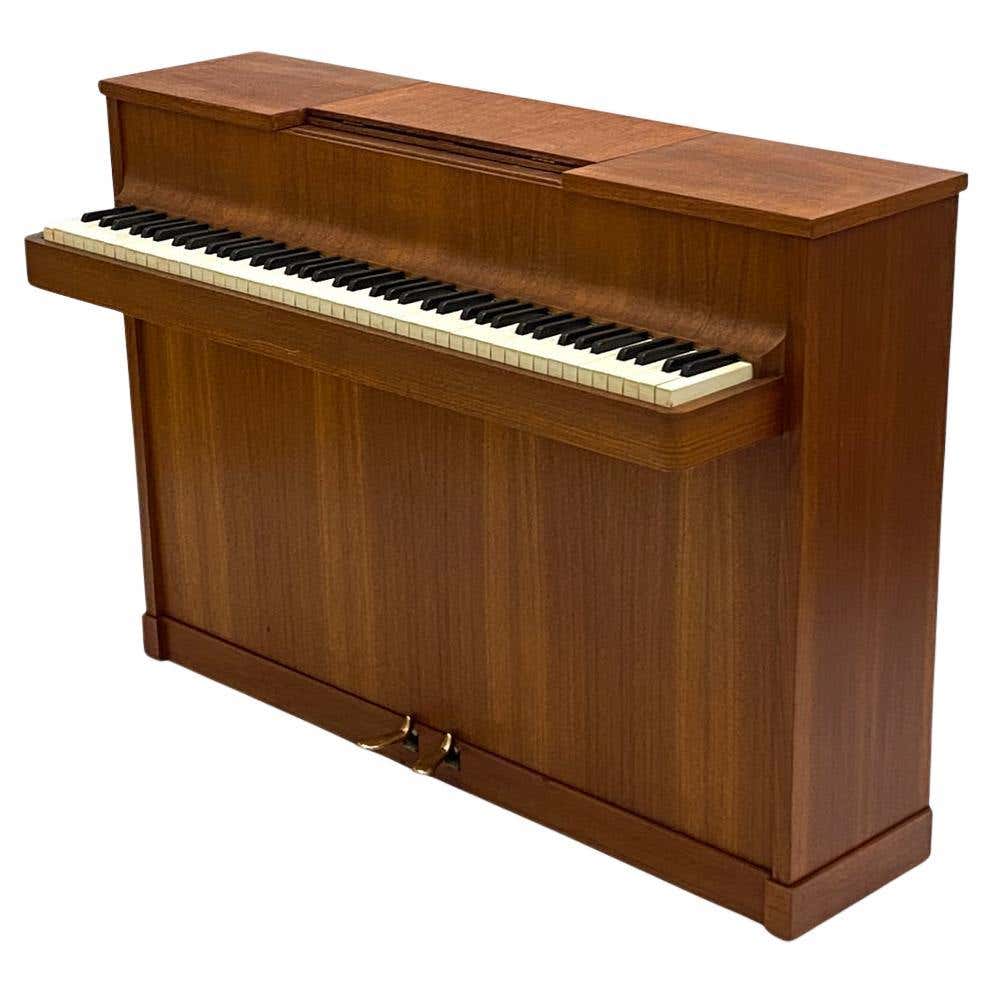 Danish Andreas Christensen Teak Mid-Century Upright Piano For Sale at ...