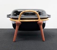 Danish Anker-Line Casserole Dish & Stand by Jens Quistgaard, 1950s
