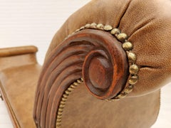 Chaise Longue / Daybed Danesa Antigua, Principios Siglo XX, Renovada