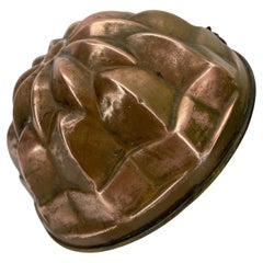Danish 19th Century Antique Copper Cake Baking Mold Form