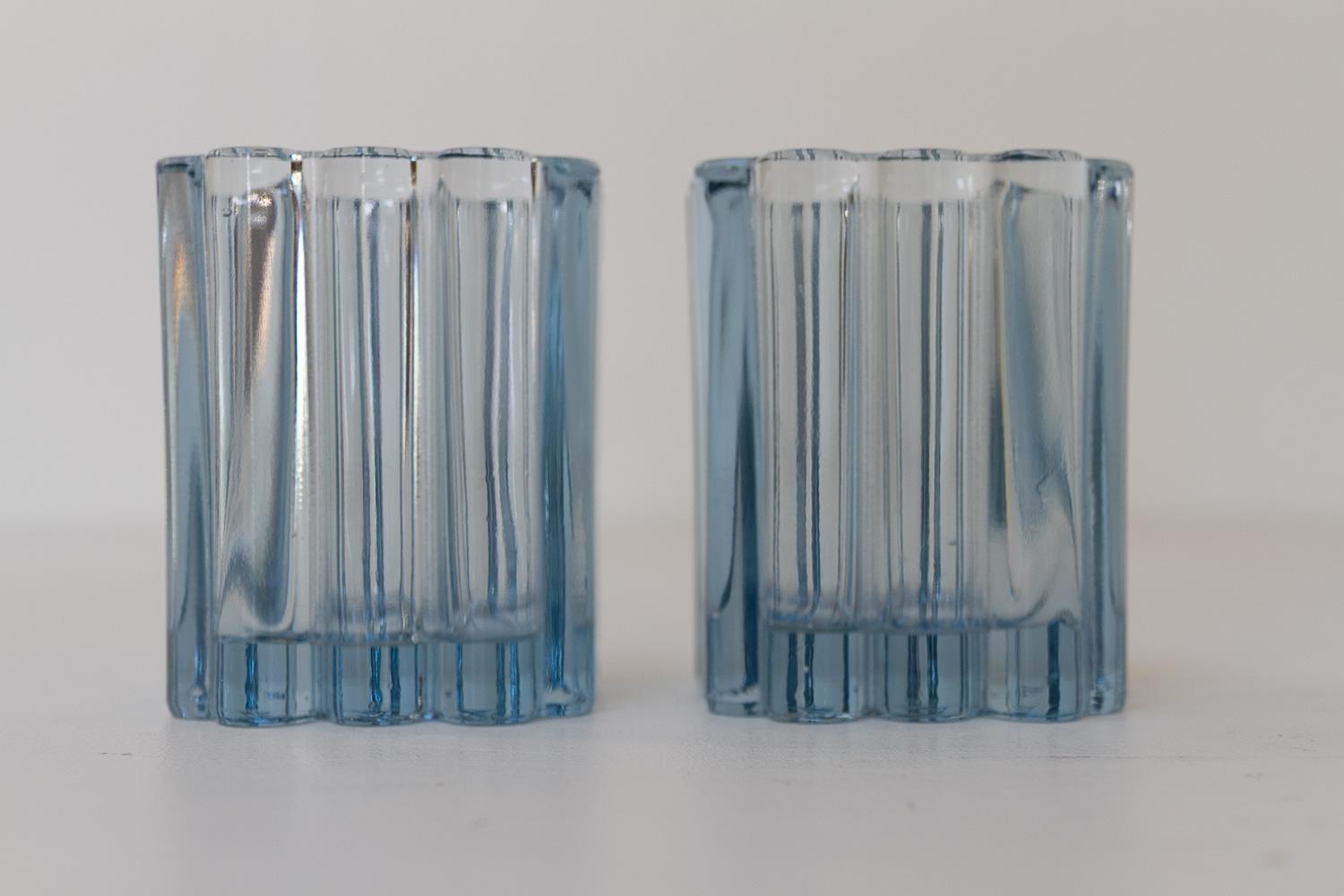 Vetro Arcade danese di Christel Holmgren-Exner per Holmegaard, anni '60. Set di 5. in vendita 6