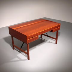 Danish architects desk by Svend Åge Madsen Teak Mid-Century