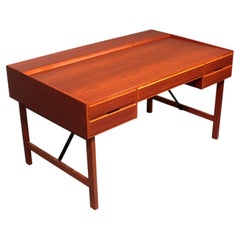 Danish architects desk by Svend Åge Madsen Teak Mid-Century