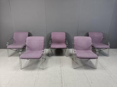 Danish arm chairs by Alfred Hofmann for Gispen/Labofa - 1970s - set of 5