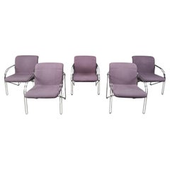 Danish arm chairs by Alfred Hofmann for Gispen/Labofa - 1970s - set of 5