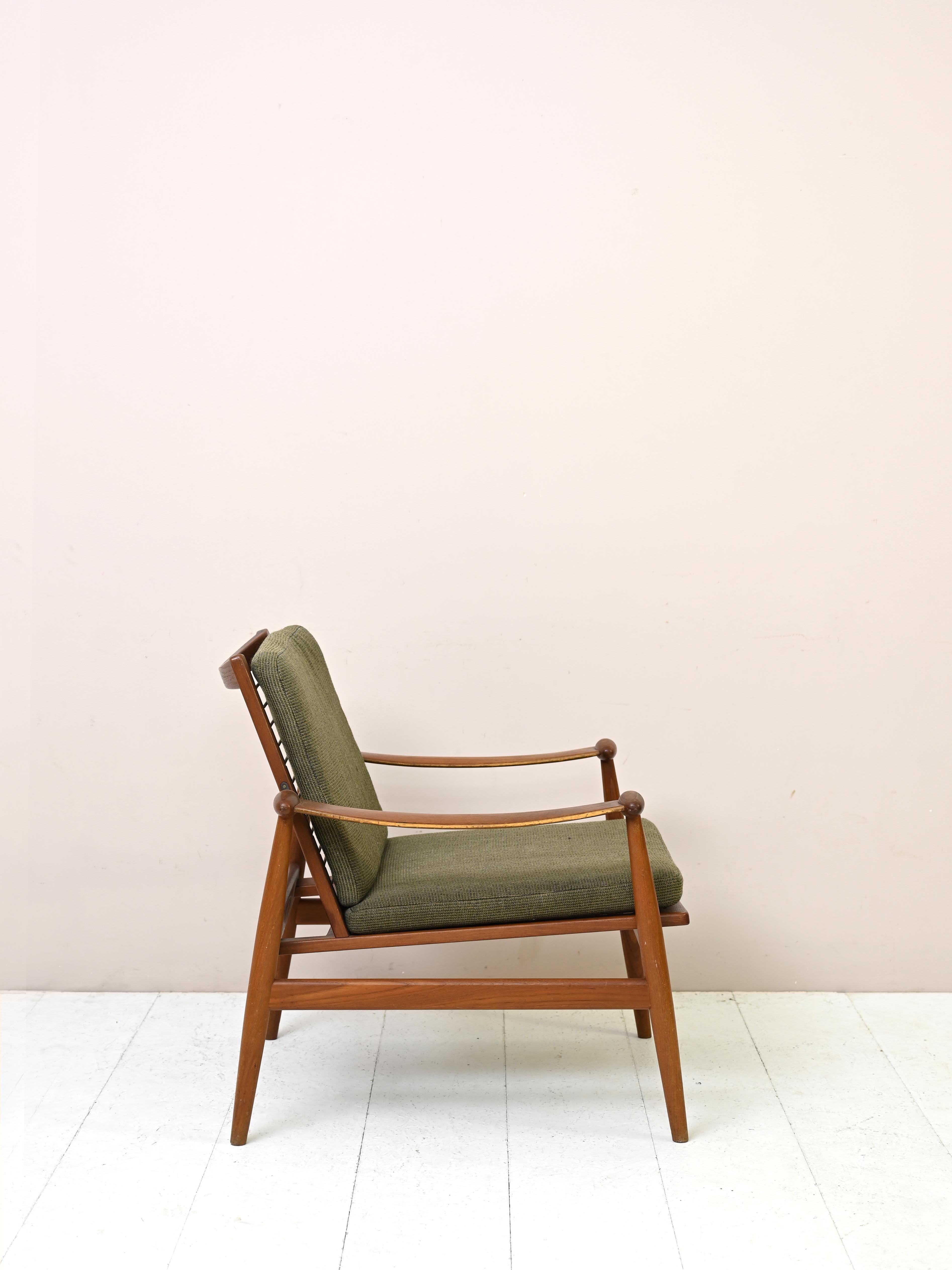 Scandinavian Modern Danish Armchair by Finn Juhl for France & Son For Sale