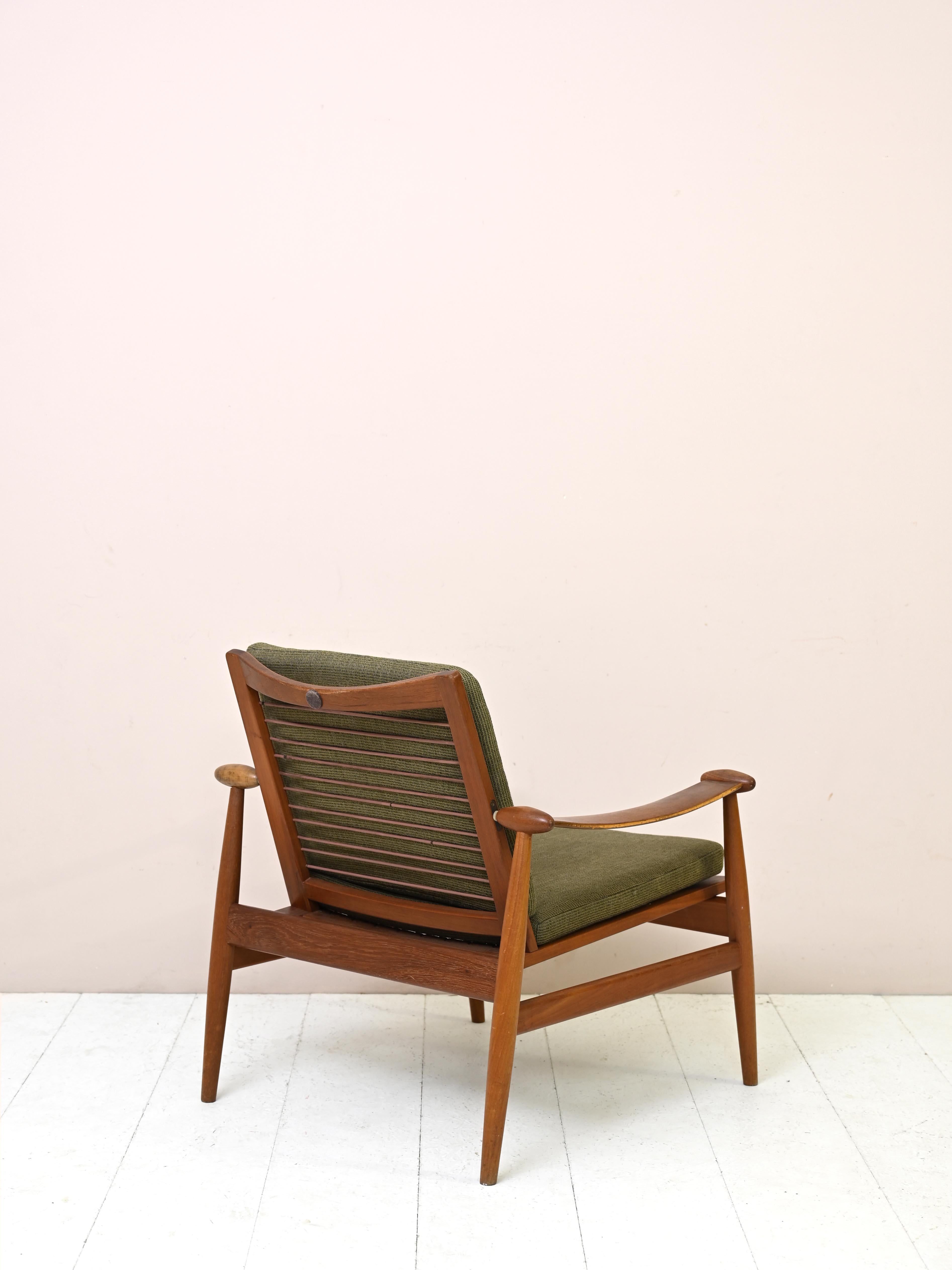 Danish Armchair by Finn Juhl for France & Son In Good Condition For Sale In Brescia, IT