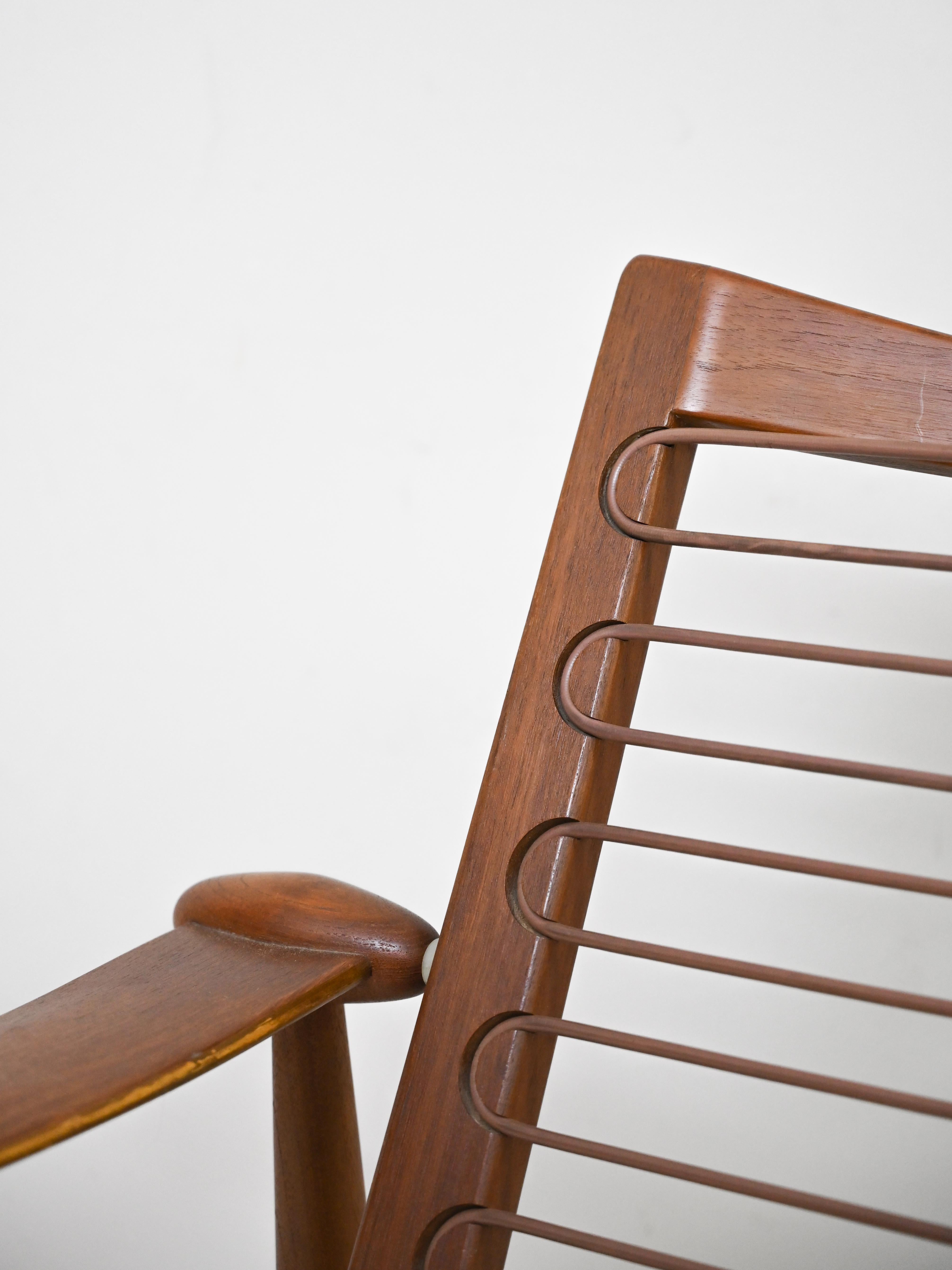 Teak Danish Armchair by Finn Juhl for France & Son For Sale