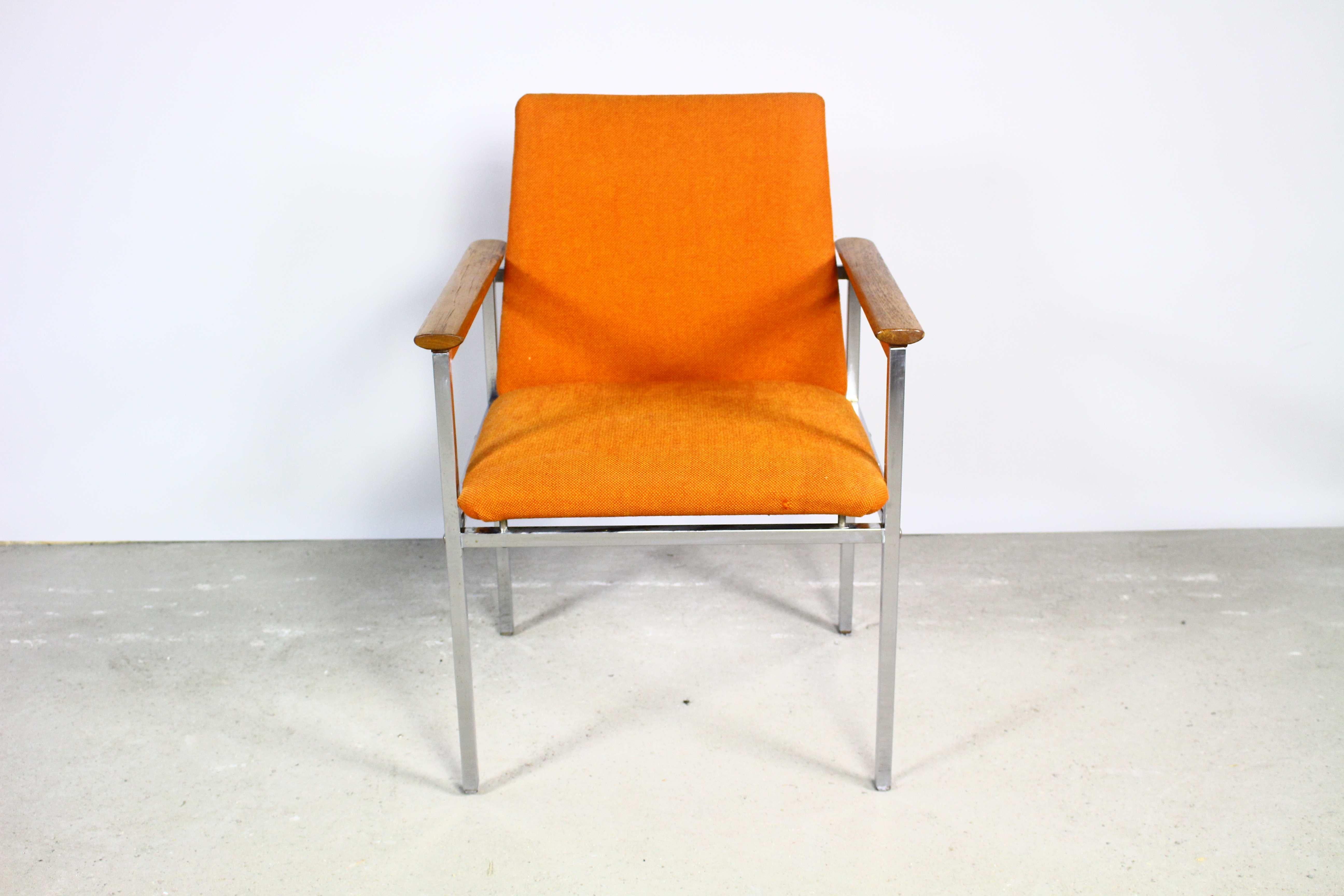 Danish Armchair By Sigvard Bernadotte For France & Søn 1970s In Good Condition For Sale In ŚWINOUJŚCIE, 32