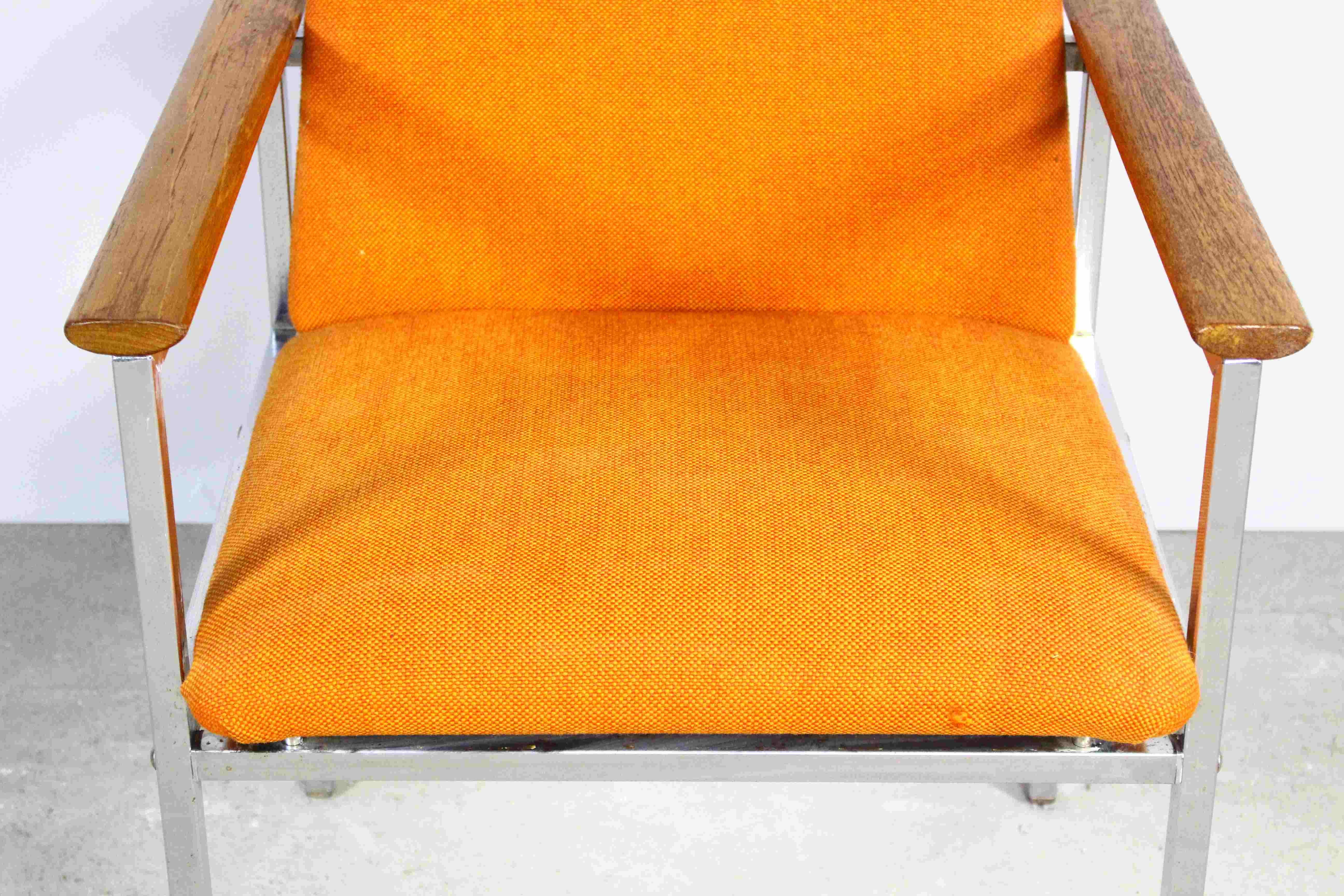 20th Century Danish Armchair By Sigvard Bernadotte For France & Søn 1970s For Sale