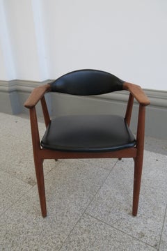 danish armchair in teak by Erik Kirkegaard for Glostrup