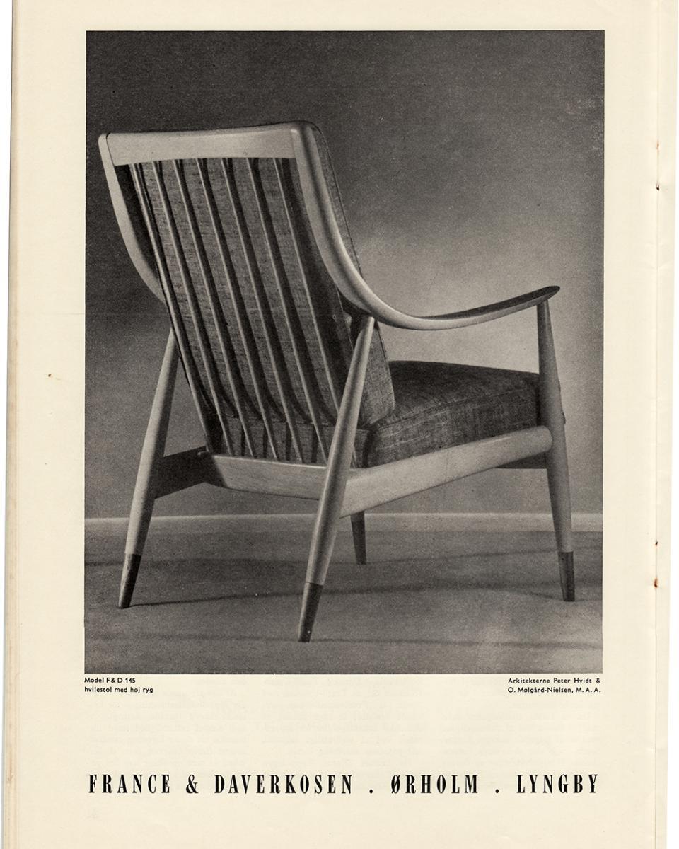 Dänischer Sessel aus Teak & Eiche von Pater Hvidt Mid Century Lounge Chair, 1950er Jahre im Angebot 5