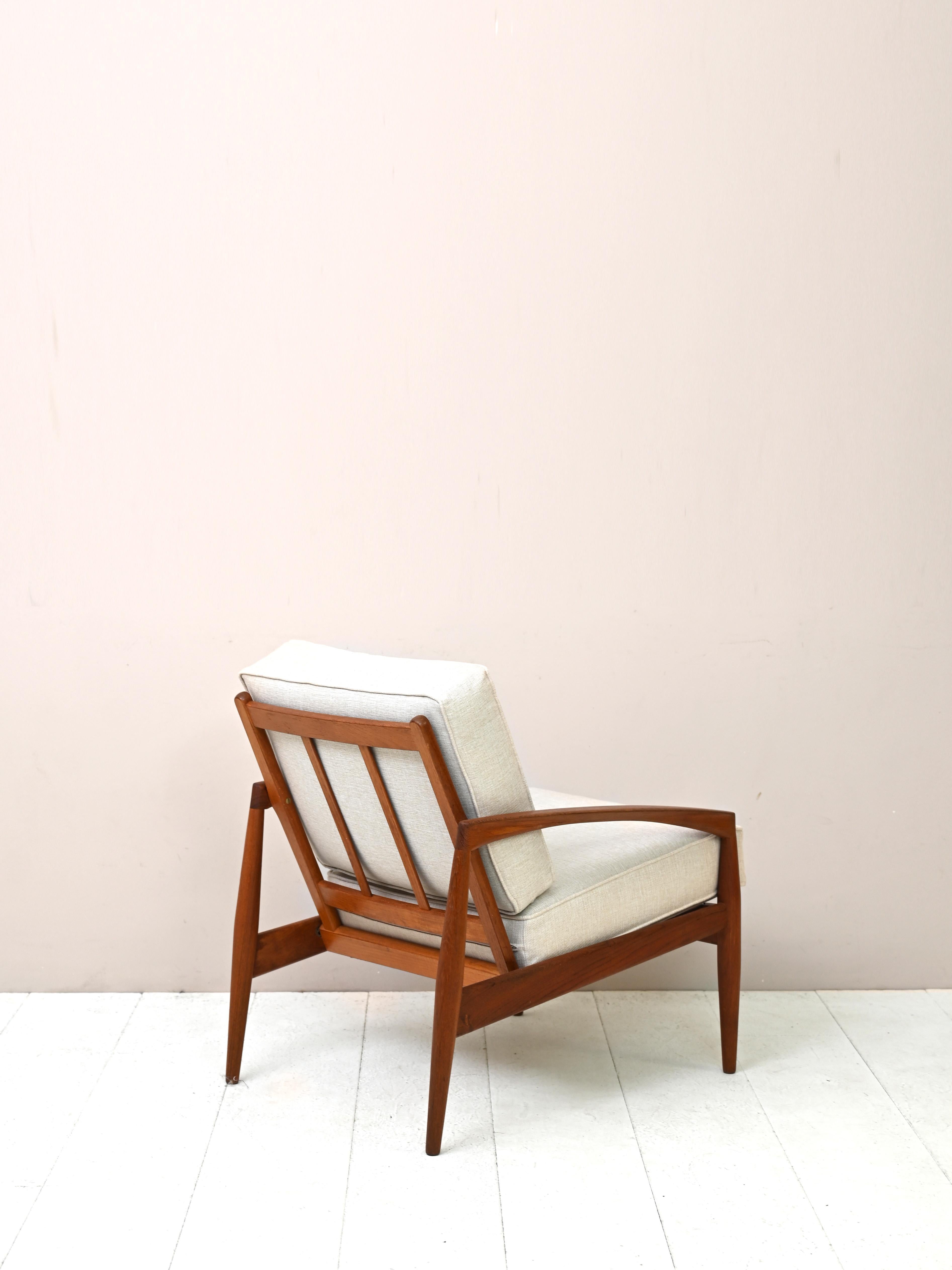 Scandinavian Modern Danish Armchair Model 121 by Kai Kristiansen For Sale